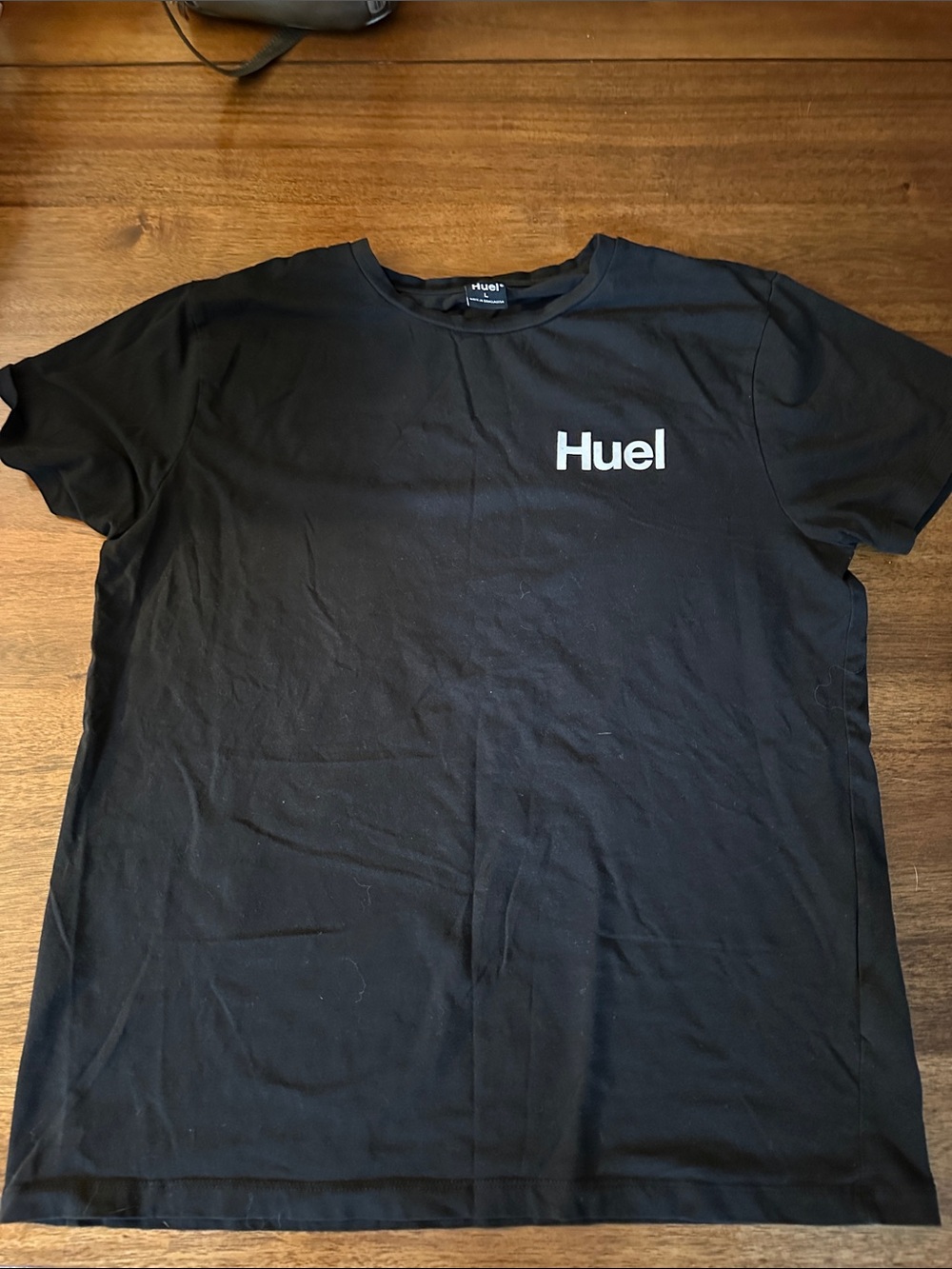 HUE Black Short Sleeve Logo Tee